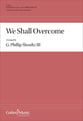 We Shall Overcome SATB choral sheet music cover